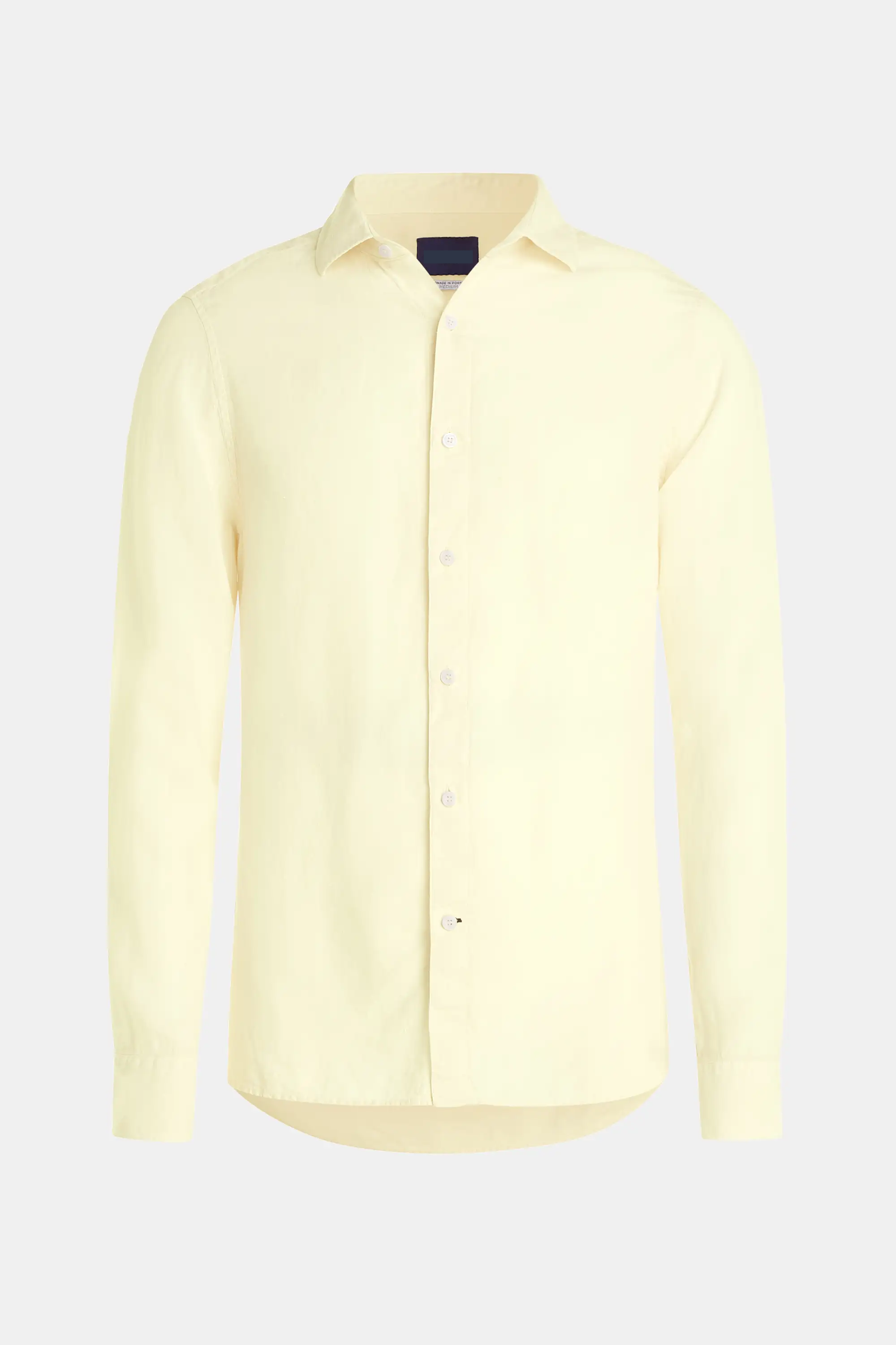 Paris- Chemise en lin jaune clair