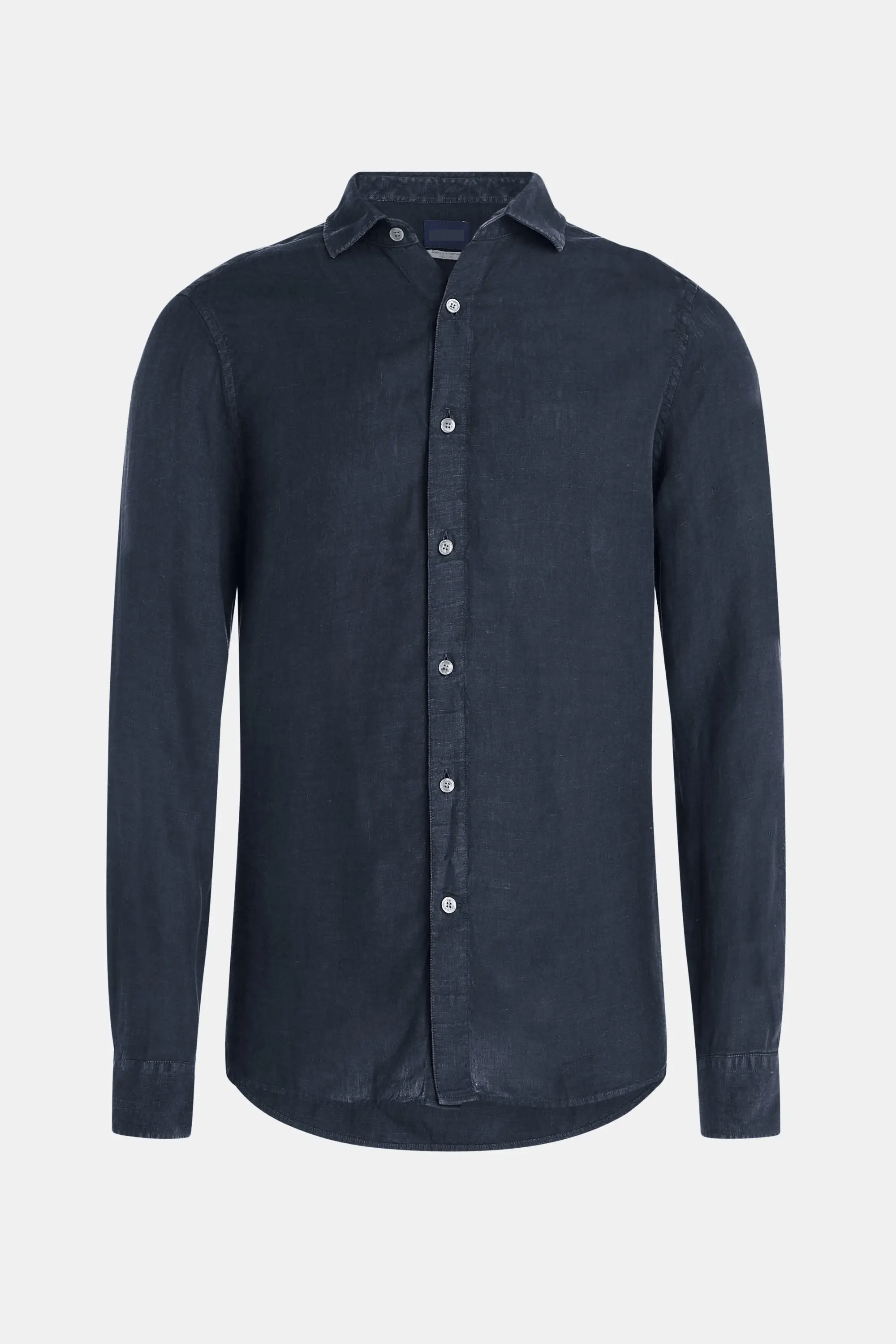 Imperial - Chemise en lin bleu marine