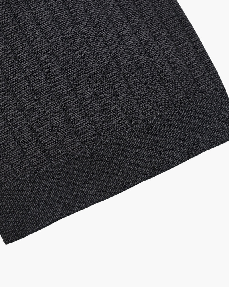 Polo côtelé haut de gamme