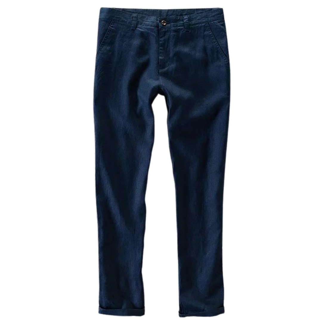 Pantalon décontracté 100 % lin