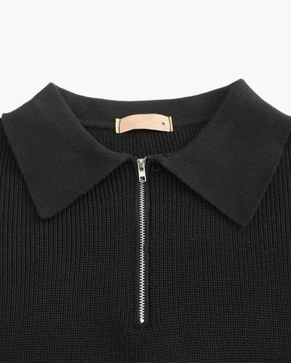 Pull en maille demi-zip Cesare